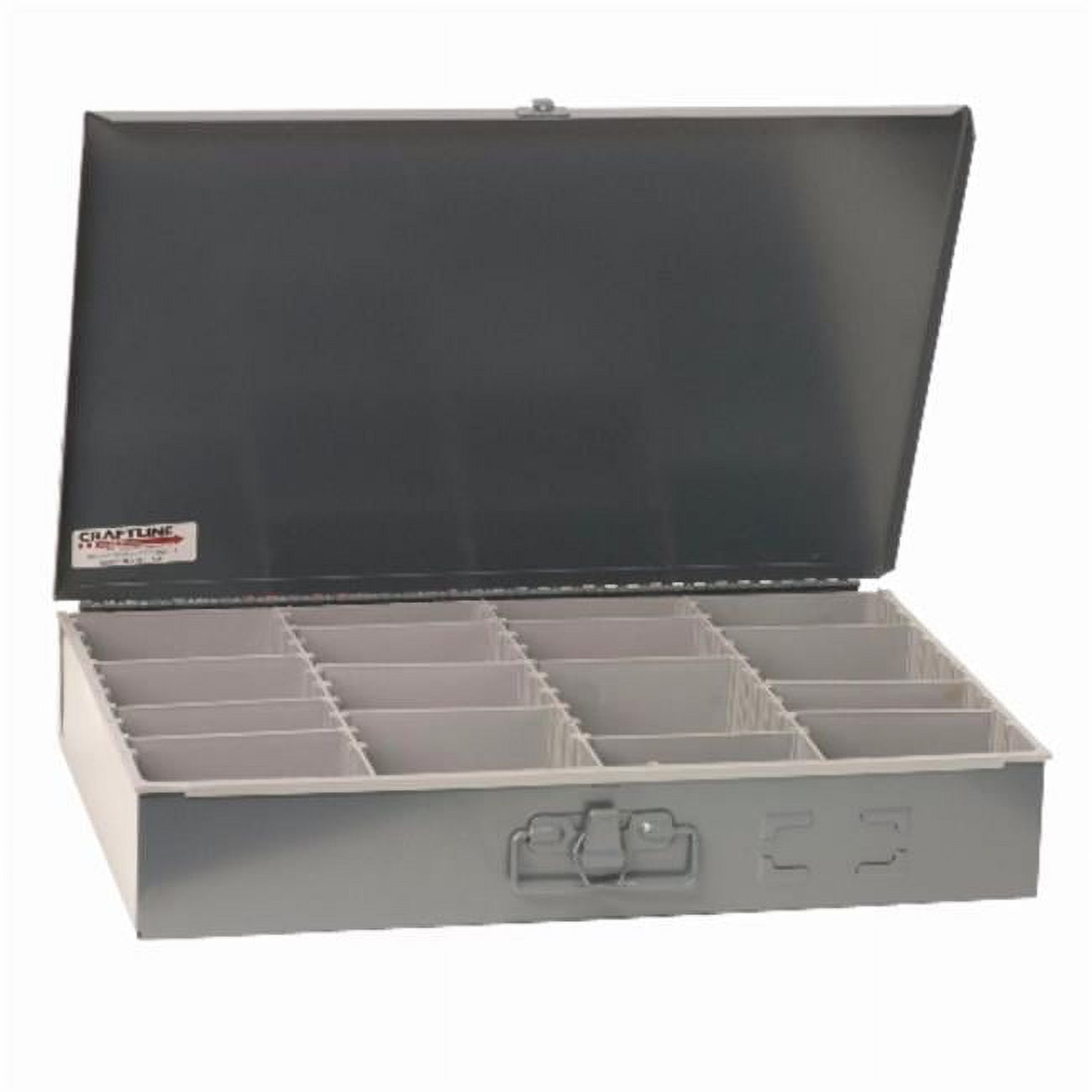 Craftline Steel Adjustable Compartment Box Includes 12 Dividers