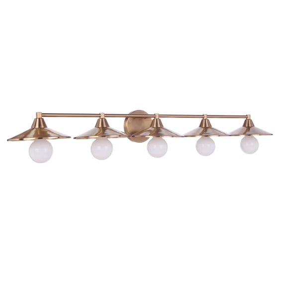 12546SB5 Craftmade Lighting Isaac - 5 Light Bath Vanity-5.12 Inch Tall and 46 Inch Wide