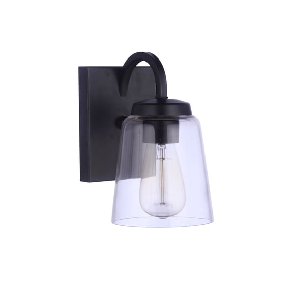 16306FB1 Craftmade Lighting Elsa - 1 Light Wall Sconce-9 Inches Tall and 5.5 Inches Wide-Flat Black Finish
