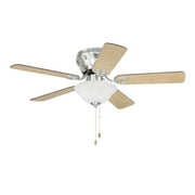 Craftmade 42" Wyman Ceiling Fan with Bowl Light Brushed Polished Nickel