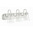 thumbnail image 1 of 50403-BNK Craftmade Lighting Gwyneth 3 Light Traditional/Modern & Contemporary Bath Vanity in Traditional Style - 24 inches wide by 9.5 inches, 1 of 4