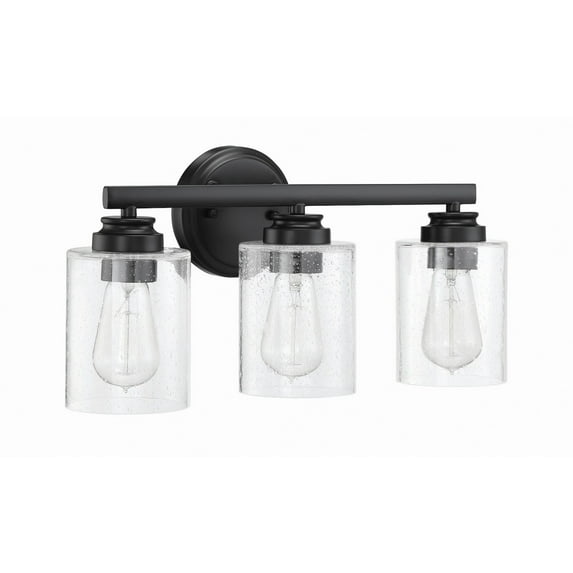 50503-FB Craftmade Lighting Bolden 3 Light Transitional/Modern & Contemporary Bath Vanity in Transitional Style - 18 inches wide by 8.5 inches high