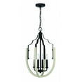 thumbnail image 1 of Craftmade 52975 Flynt 5 Light 40" Wide Taper Candle Chandelier - Black, 1 of 2