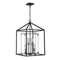 Craftmade 58094 Aaron 4 Light 19" Wide Pendant - Black