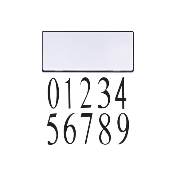 Craftmade Ap-5 Surface Mount Address Plaque Number - Black