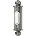 thumbnail image 1 of Craftmade BSSO-AP Designer Surface Mount Straight Ornate Lighted Doorbell LED Push Button, Antique Pewter (5"H x 1.38"W), 1 of 2
