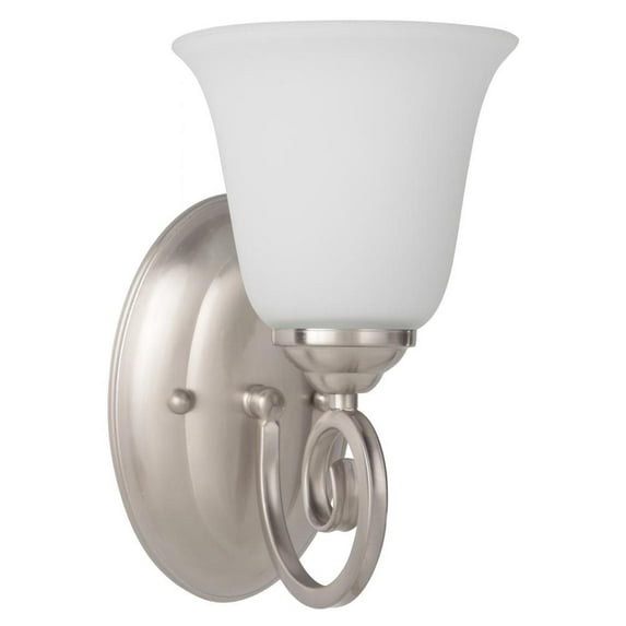 Craftmade Cecilia 1 Light Wall Sconce in Brushed Satin Nickel - 7105BN1-WG