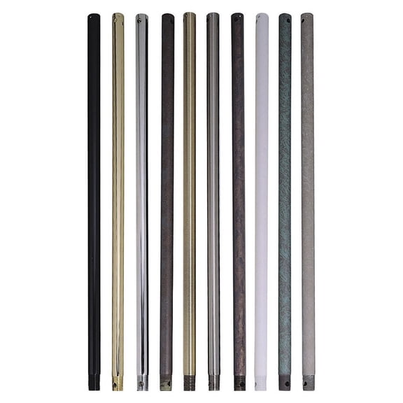 DR24BR Craftmade Lighting Accessory - Ceiling Fan 12 Inch Downrod for Craftmade Brand Fans-24 Inch Down Rod Length-Brown Finish