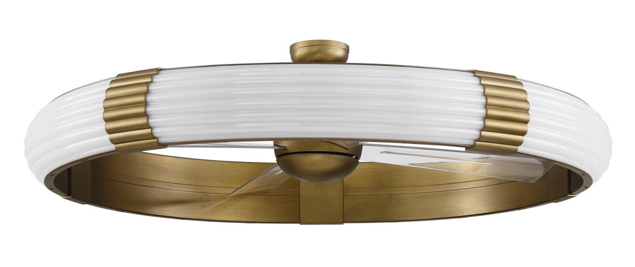Cipriani 48 in. Modern Bronze Ceiling Fan w/ Integrated LED & Remote Control/Wi-Fi Included