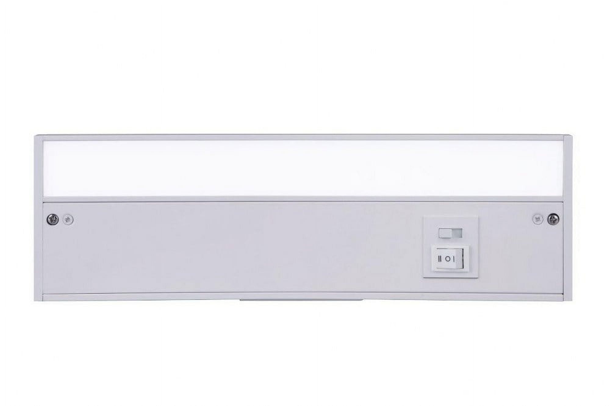 White Aluminum 12" LED Under Cabinet Light Bar