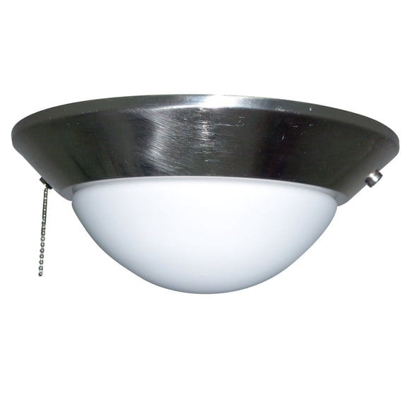 1 - Light Brushed Nickel/Silver Fluorescent