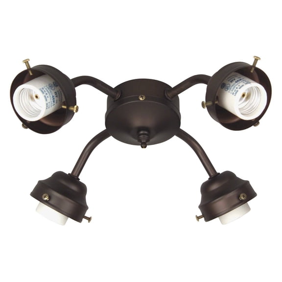Craftmade F400-Led Universal 12" Wide Led 4 Light Fitter For Craftmade Ceiling Fans -