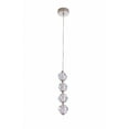 thumbnail image 1 of 59490-PLN-LED Craftmade Lighting Jackie - 256W 4 LED Pendant-20 Inches Tall and 6.3 Inches Wide-Polished Nickel Finish, 1 of 6