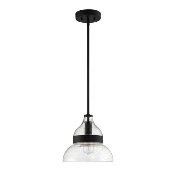 Craftmade Lighting - 1 Light Mini Pendant-Flat Black Finish