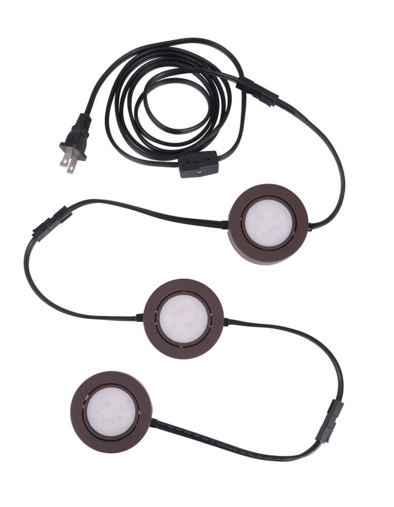 Craftmade Lighting - 4W LED Under Cabinet Puck Light (Pack of 3)-1 Inches Tall