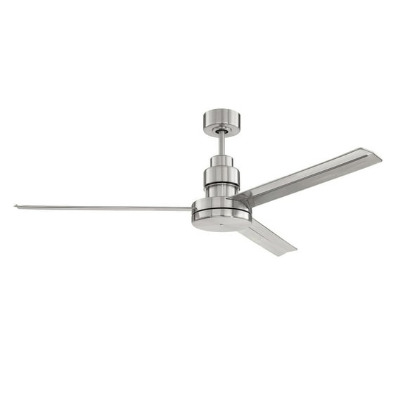 Craftmade 54" Mondo Ceiling Fan Brushed Polished Nickel - Remote