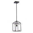 thumbnail image 1 of Craftmade Aaron 1 Light Flat Black/Satin Brass with Acrylic Pendant, Rod Hung, P985FBSB1, 1 of 3