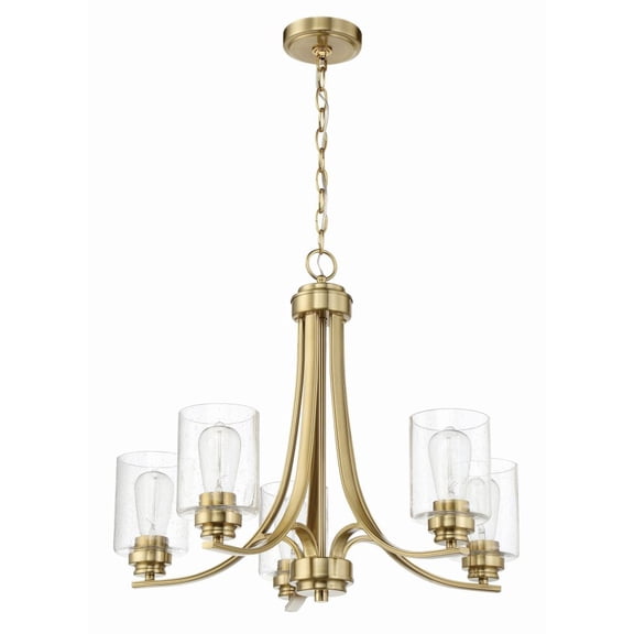 Craftmade Lighting - Bolden - Five Light Chandelier in Transitional Style - 24