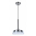 thumbnail image 1 of 55191-BNK-LED Craftmade Lighting Centric - 10 Inch 10W LED Pendant-Brushed Polished Nickel Finish    -Traditional Installation, 1 of 4