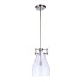 thumbnail image 1 of 55891-BNK Craftmade Lighting Chardonnay - 1 Light Mini Pendant In Transitional Style-13 Inches Tall and 8.88 Inche Wide-Brushed Polished Nickel Finish, 1 of 2