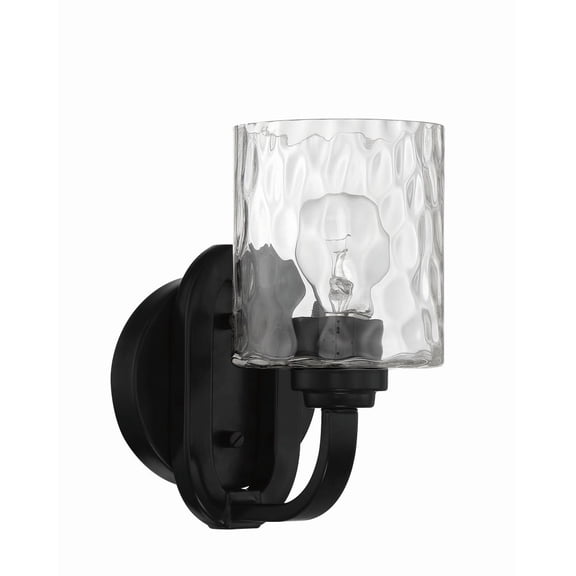 54261-FB Craftmade Lighting Collins - 1 Light Wall Sconce-Flat Black Finish