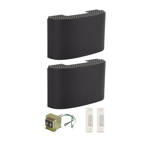 Craftmade Lighting - Designer - 8.38 Inch 2 Chime Kit with 2 White Buttons and