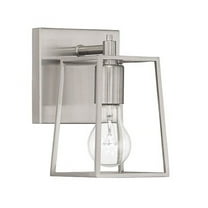 12105BNK1 Craftmade Lighting Dunn - 1 Light Wall Sconce In Transitional Style-7.88 Inches Tall and 5.13 Inche Wide-Brushed Polished Nickel Finish