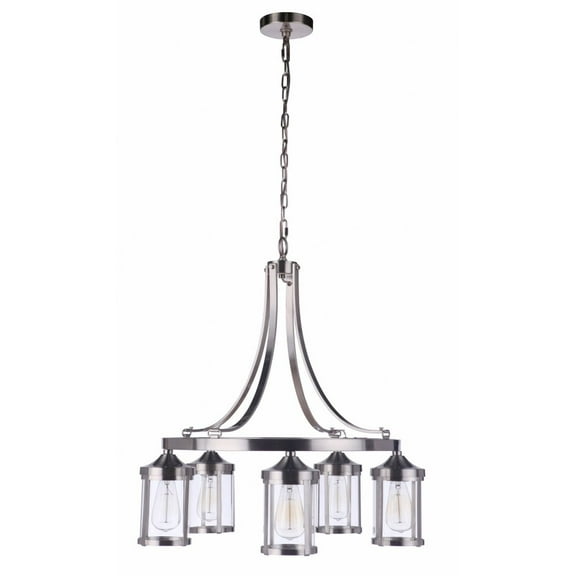 Craftmade Lighting - Elliot - 5 Light Chandelier In Transitional Style-28 Inches