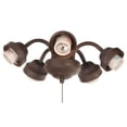 thumbnail image 1 of Craftmade Lighting F525-AG-LED Universal - 45W 5 LED Fan Light Kit - 11.75 inches wide by 4 inches high   Aged Bronze Textured Finish, 1 of 1