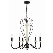 52525-CWESP Craftmade Lighting Anna - Five Light Chandelier -Traditional Installation