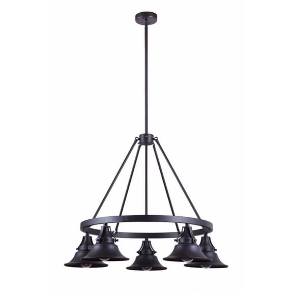 Craftmade Lighting - Five Light Outdoor Chandelier - Outdoor Ceiling Lighting -