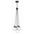 thumbnail image 1 of 53395-FB Craftmade Lighting Que - Five Light Pendant in Transitional Style - 14.75 inches wide by 39.25 inches high-Flat Black Finish    -Traditional, 1 of 7