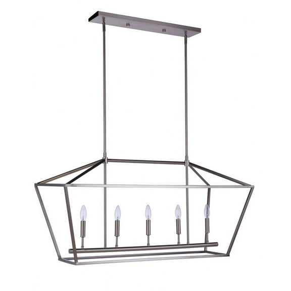 Craftmade Lighting - Flynt II - 5 Light Island In Transitional Style-19 Inches