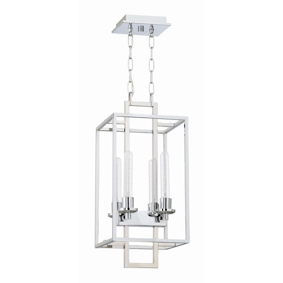 41534-CH Craftmade Lighting Cubic - Four Light Foyer - 10.5 inches wide by 24 inches high-Chrome Finish