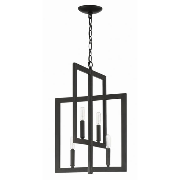 44934-ESP Craftmade Lighting Portrait - Four Light 2-Tier Foyer - 15.5 inches wide by 21.5 inches high-Espresso Finish -Traditional Installation