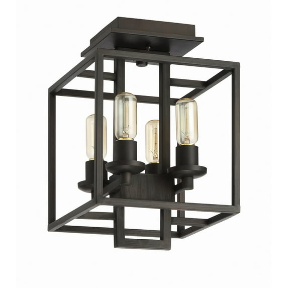 Craftmade Lighting - Four Light Semi Flush - Ceiling Lighting - Cubic - Four