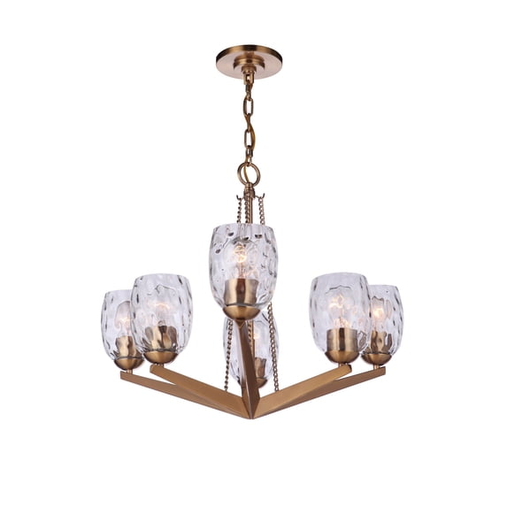 Craftmade Lighting - Guiding Star - 6 Light Chandelier In Traditional