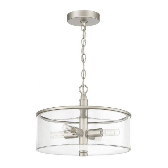Craftmade Lighting - Hailie - 4 Light Convertible Semi-Flush Mount In
