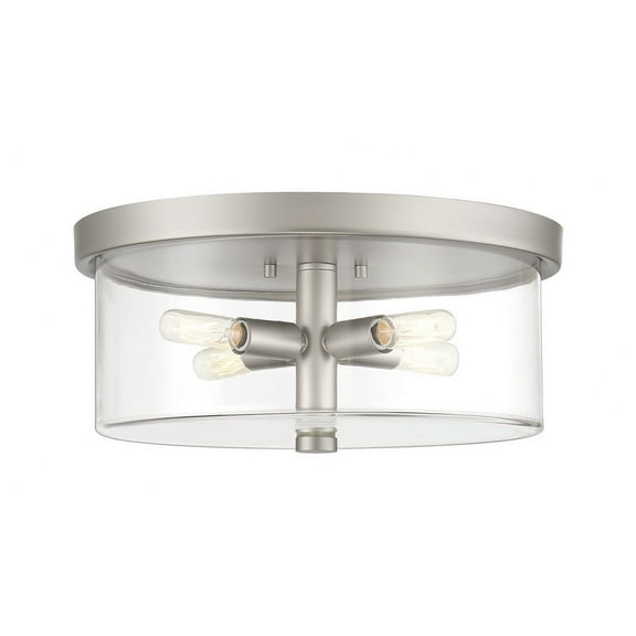 Craftmade Lighting - Hailie - 4 Light Flush Mount In Transitional Style-6.5