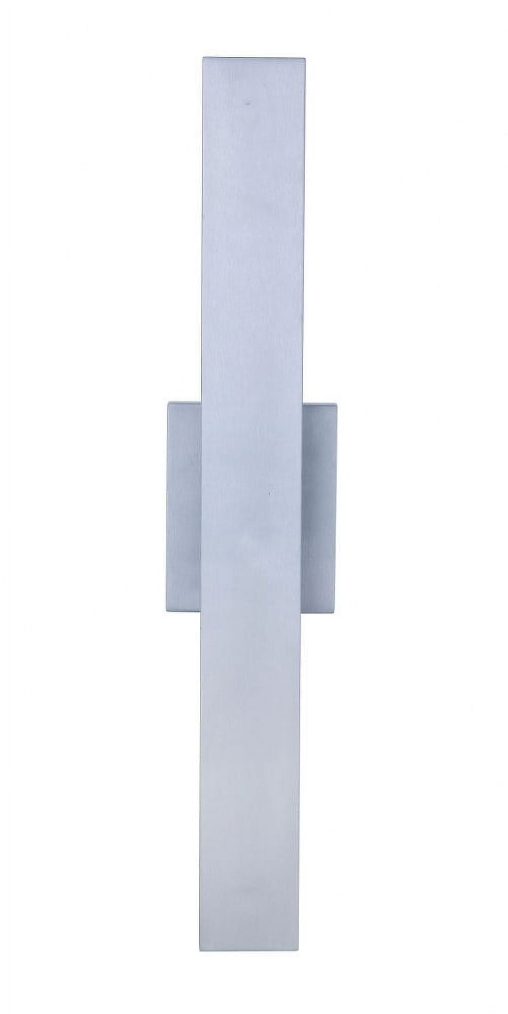 Brushed Aluminum Modern Dimmable LED Wall Sconce