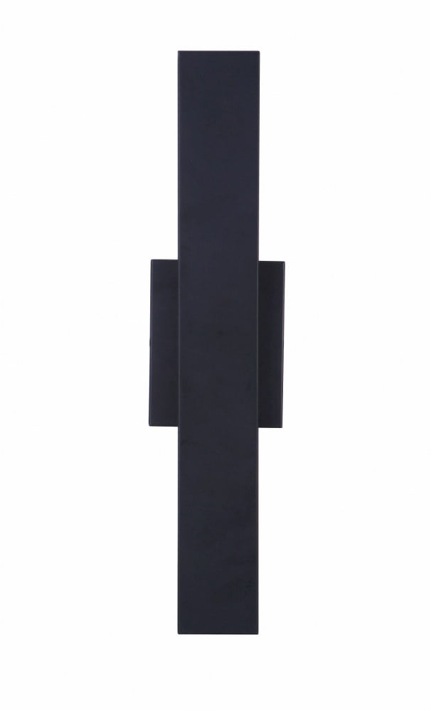 Brushed Aluminum Modern LED Wall Sconce with Clear Shade