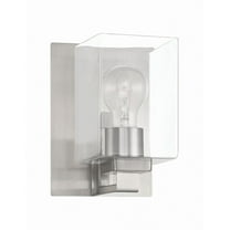 18506BNK1-Craftmade Lighting-McClane - 1 Light Wall Sconce-8 Inches Tall and 5.5 Inches Wide-Brushed Polished Nickel Finish