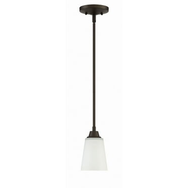 41991-ESP-Craftmade Lighting-Grace - One Light Mini Pendant - 5 inches wide by 46.63 inches high-Espresso Finish-Clear Glass Color