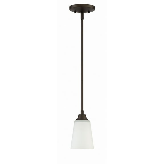 41991-ESP Craftmade Lighting Grace - One Light Mini Pendant - 5 inches wide by 46.63 inches high-Espresso Finish-Clear Glass Color