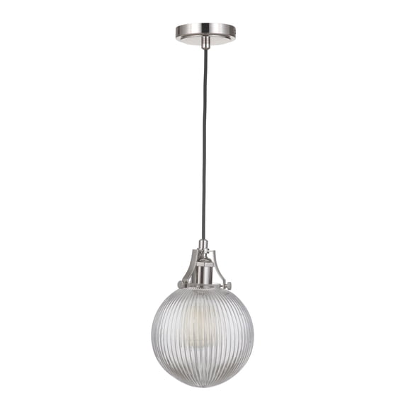 P832PLN1-C Craftmade Lighting State House - One Light Mini Pendant with Cord - 7.75 inches wide by 11.25 inches high-Polished Nickel Finish