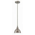 thumbnail image 1 of Jeremiah Lighting 35991-AN 1-Light Down Mini Pendant in Antique Nickel, 1 of 2