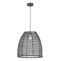 P920MBK1 Craftmade Lighting One Light Woven Pendant with Cord -Traditional Installation
