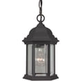 thumbnail image 1 of Z291-TB Craftmade Lighting 1 Light Outdoor Pendant In Traditional Style-11 Inches Tall and 6.5 Inches Wide-Textured Black Finish, 1 of 2