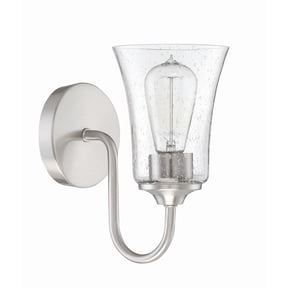 50401-BNK Craftmade Lighting Gwyneth - One Light Wall Sconce in Traditional Style - 5.13 inches wide by 9.5 inches high