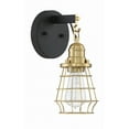 thumbnail image 1 of 50601-FBSB Craftmade Lighting Thatcher - 1 Light Cage Wall Sconce In Transitional/Modern and Contemporary Style-11 Inches Tall and 5.5 Inches, 1 of 3